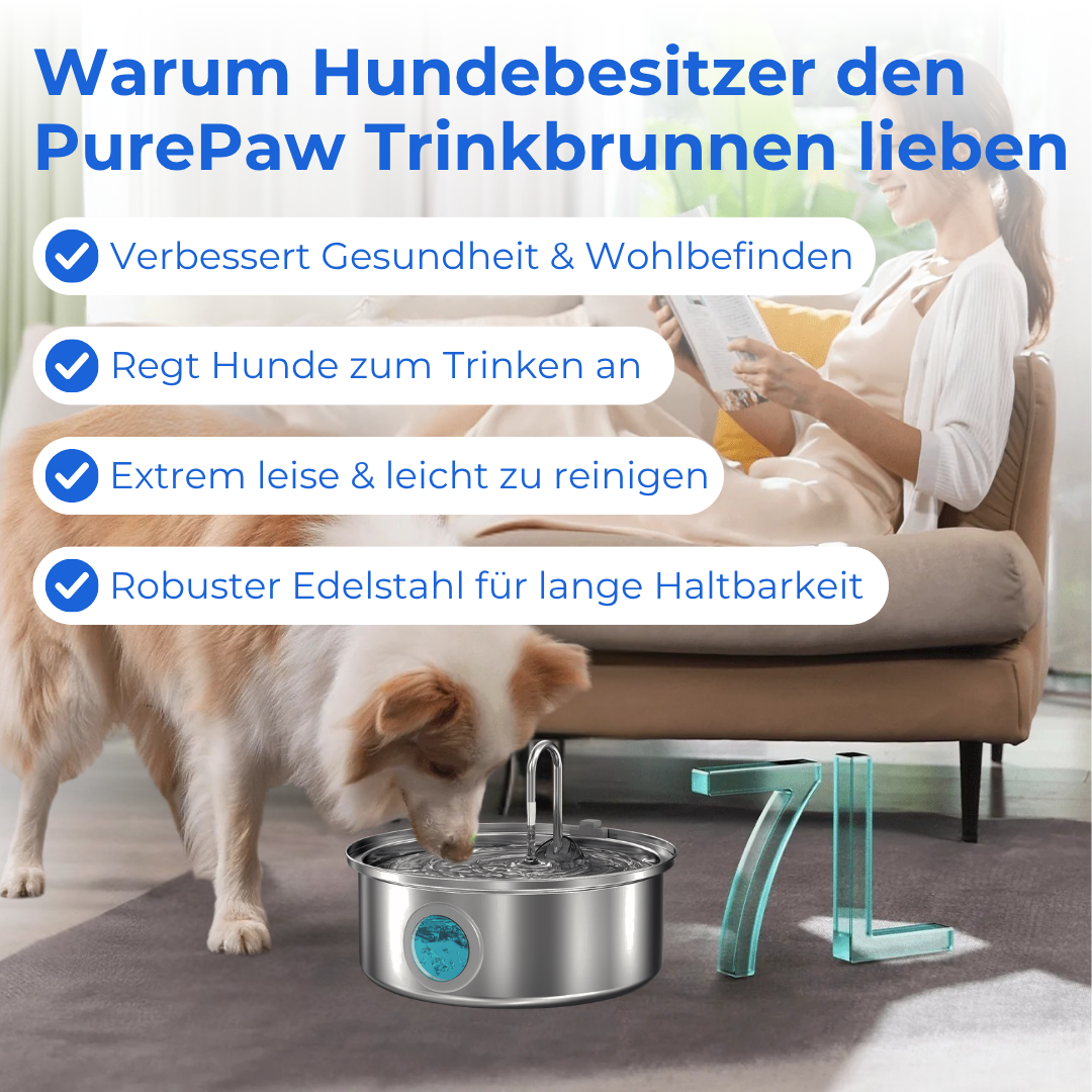PurePaw™ Wohlfühl-Trinkbrunnen-Set