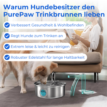 PurePaw™ Wohlfühl-Trinkbrunnen-Set