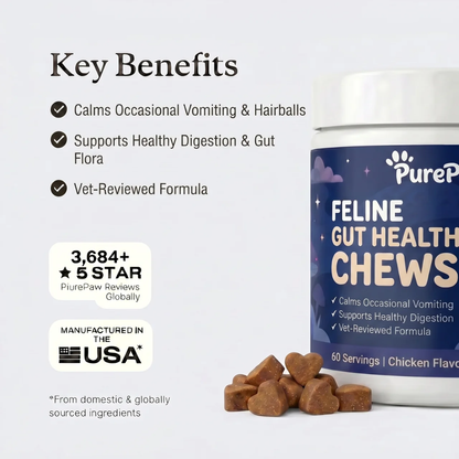 PurePaw™ Feline Gut Health Chews
