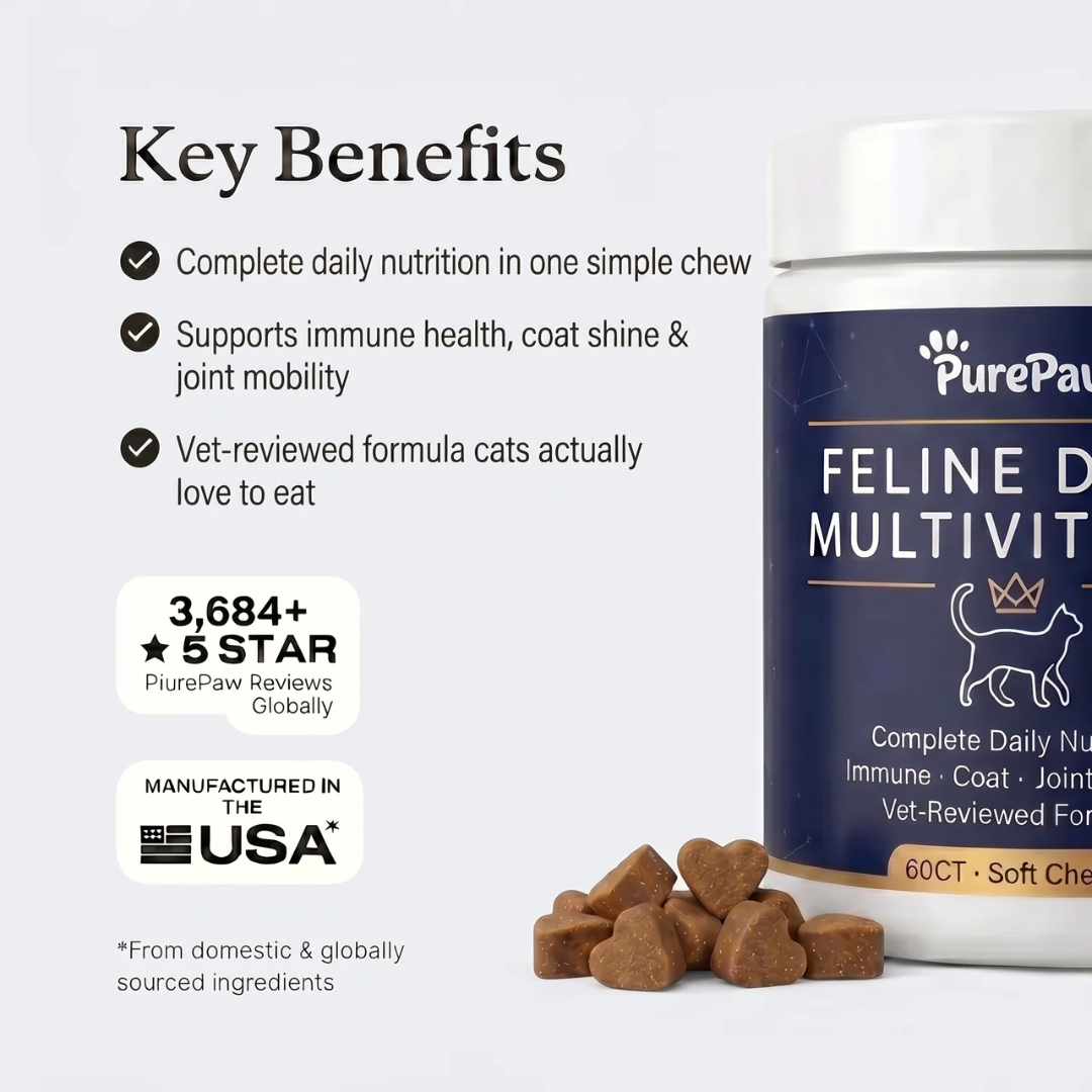 PurePaw™ Feline Daily Multivitamin Chews
