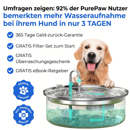 PurePaw™ Wohlfühl-Trinkbrunnen-Set
