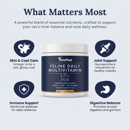 PurePaw™ Feline Daily Multivitamin Chews